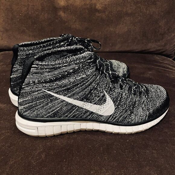 Nike Free Flyknit Chukka Oreo Sneakerboot 639700-001 2013-2014 Men\'s 8 US 41 EUR main image 4